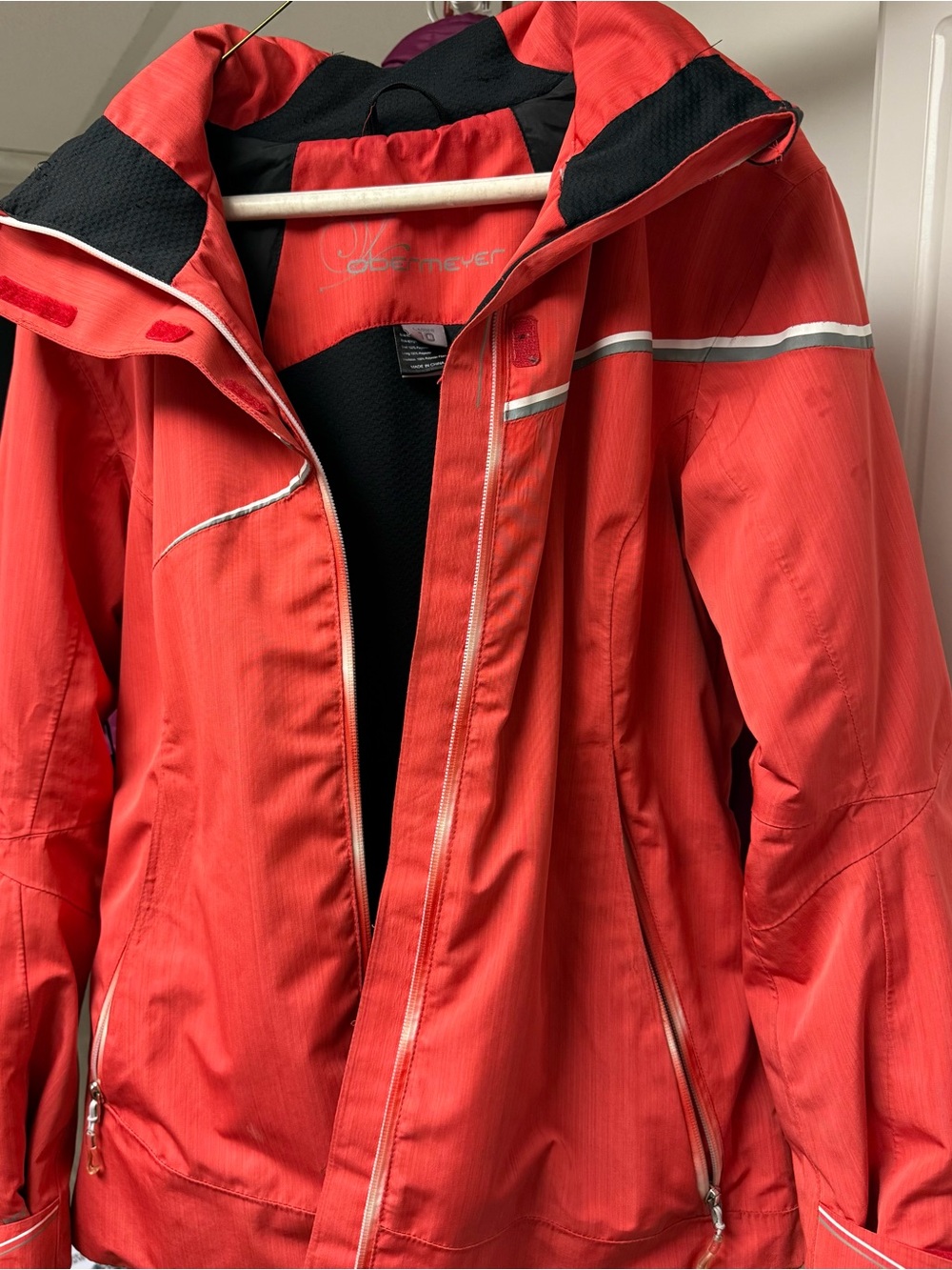 Obermeyer Women’s Sz 10 Coral High Performance Ski Jacket